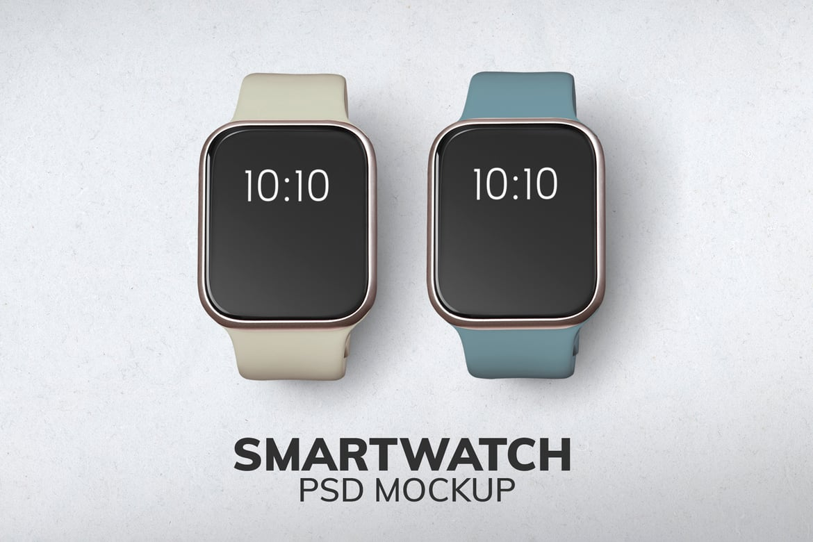 Smartwatch screen mockup digital device set（960570）-技能树
